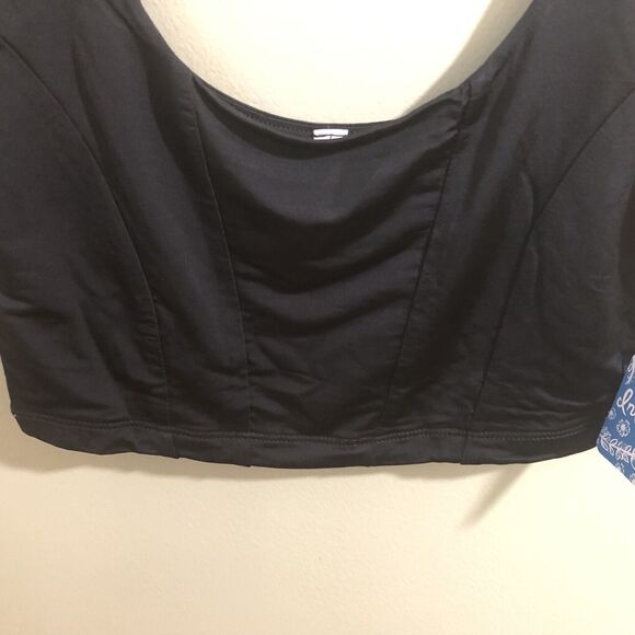 Free People Intimately Be Cool Brami Bra + Cami Black Small - Picture 2 of 4